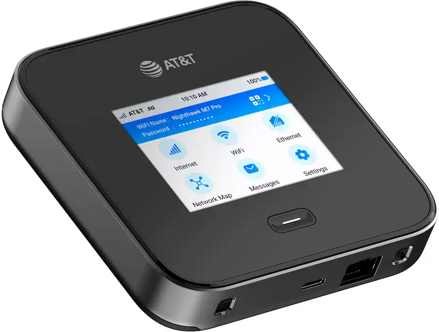 NETGEAR Nighthawk M7 Pro WIFI 7 Mobile Hotspot Black (AT&T) MR7400 ...