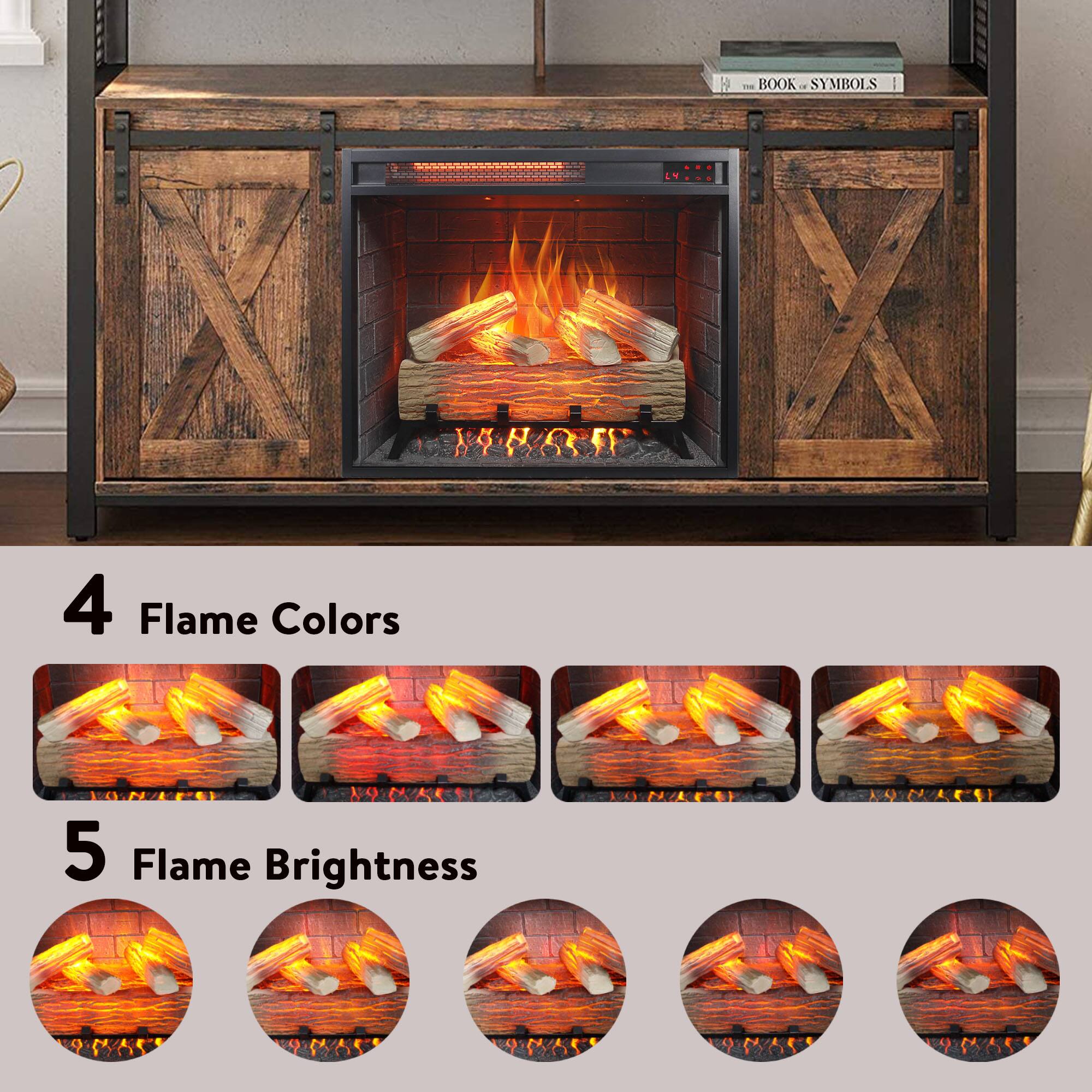 1. BOOK SYMBOLS

4 Flame Colors

5 Flame Brightness