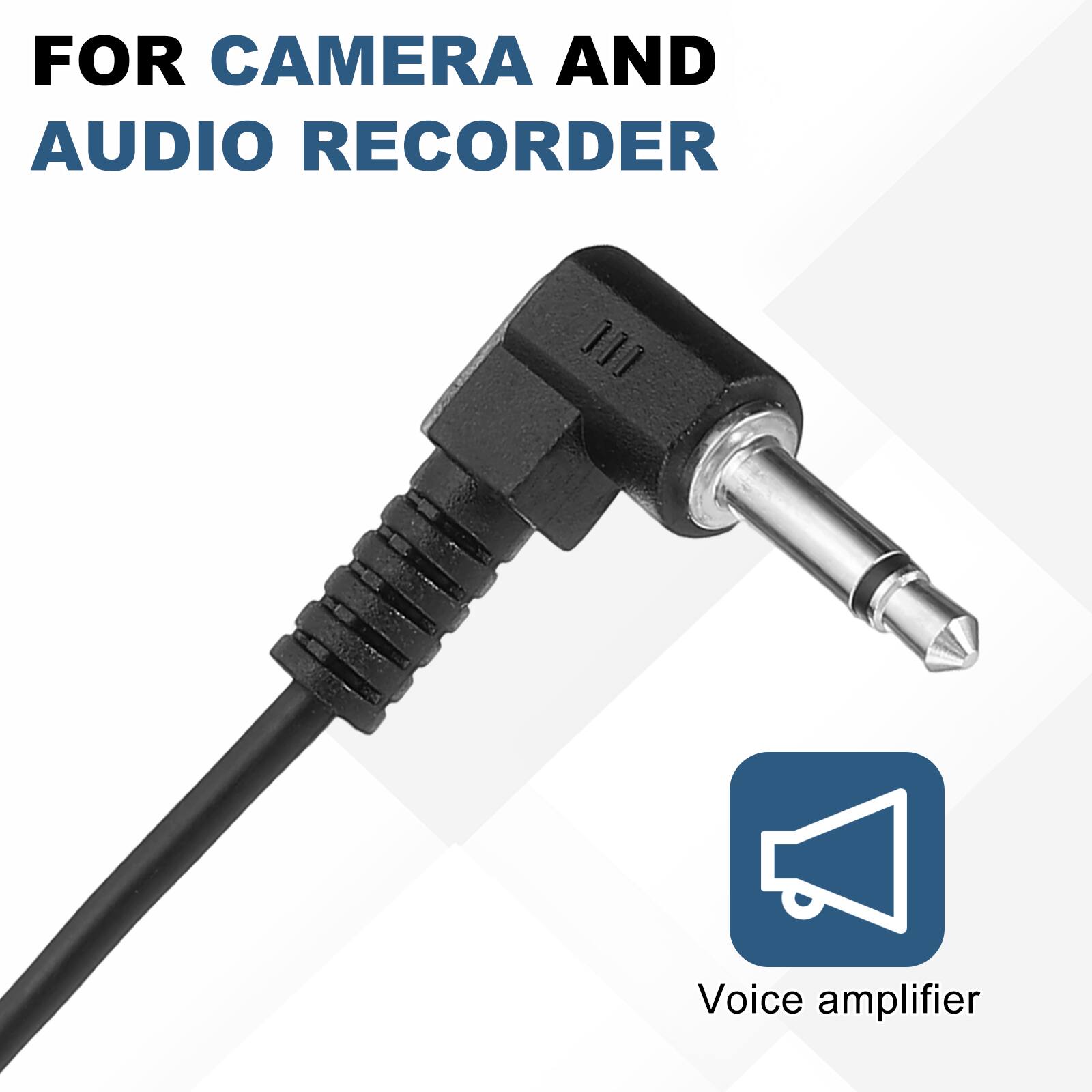 FOR CAMERA AND AUDIO RECORDER  
Voice amplifier