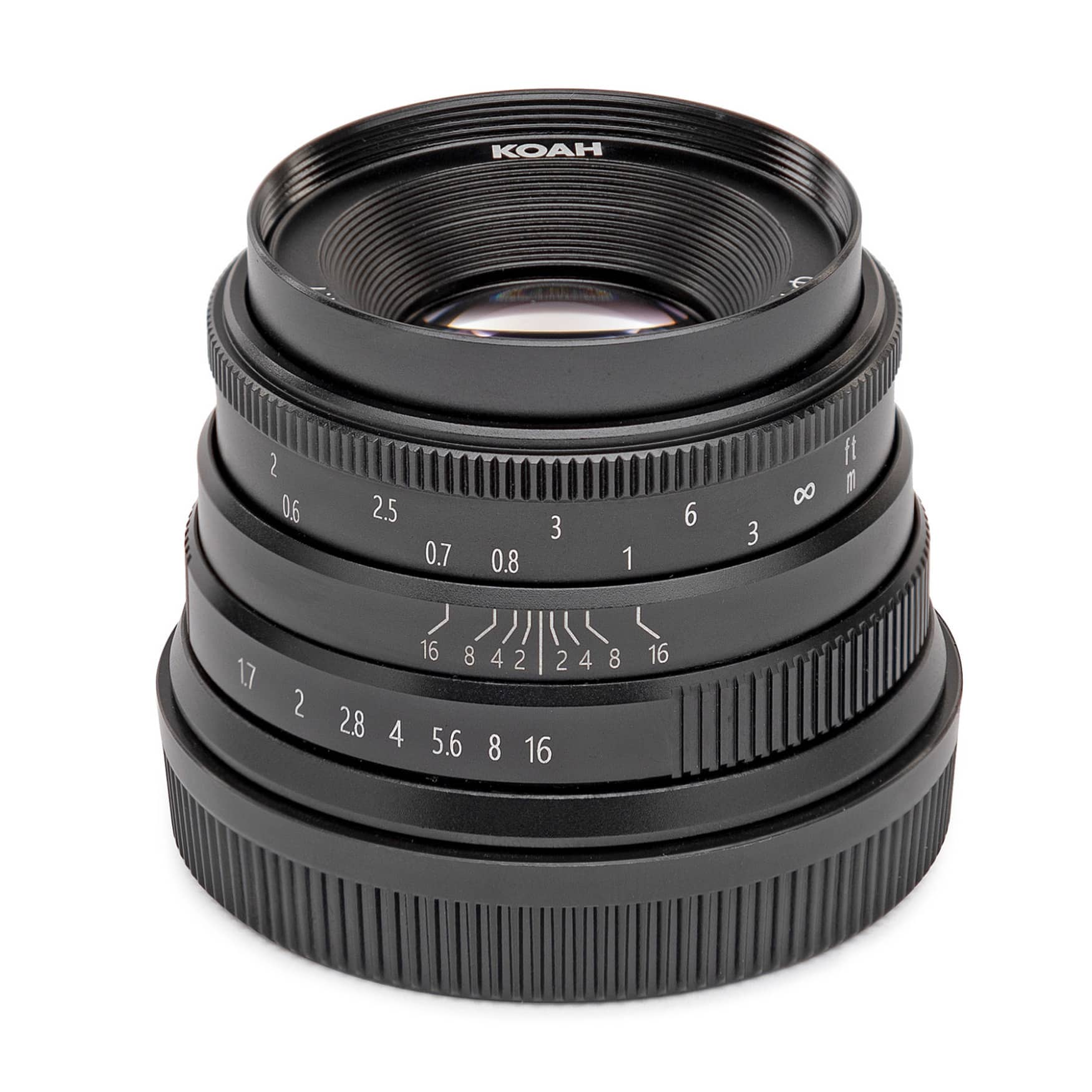 Koda - Koah Artisans Series 35mm f/1.7 Manual Focus Lens for Sony E (Black) - Black