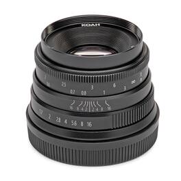 Koda - Koah Artisans Series 35mm f/1.7 Manual Focus Lens for Sony E (Black) - Black