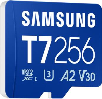 Samsung microSDXC T7 256GB, Transfer Speeds Up to 170 MB/s (MB Samsung microSDXC T7 256GB, Transfer Speeds Up to 170 MB/s (MB