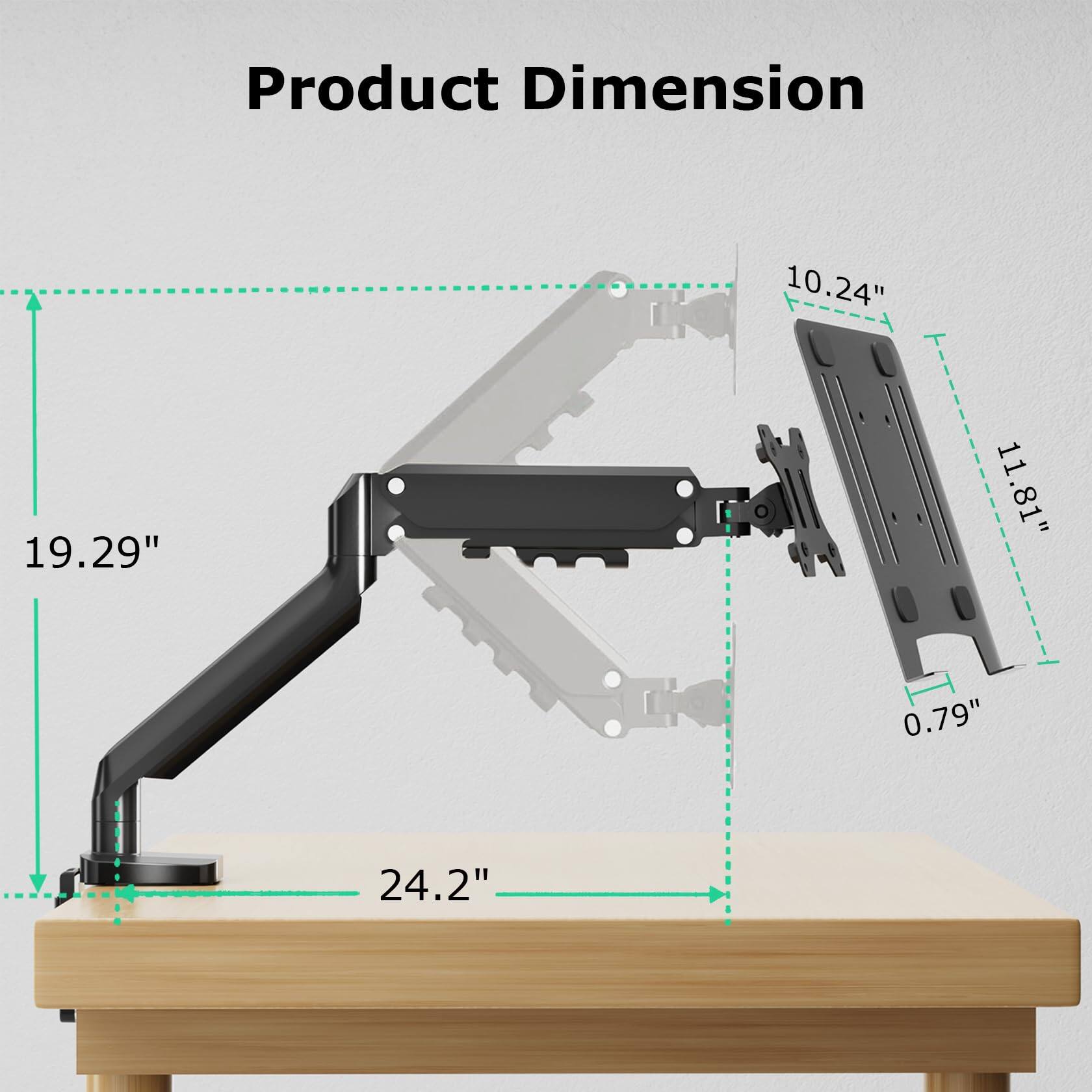 Product Dimension  
10.24" x 19.29" x 11.81" x 0.79" x 24.2"