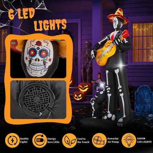 6 LED LIGHTS

R.I.P. Mariachi

Quality Lights
Energy Save LEDs
Cool to the Touch
Powerful Air Pump
340NM LED LIGHTS