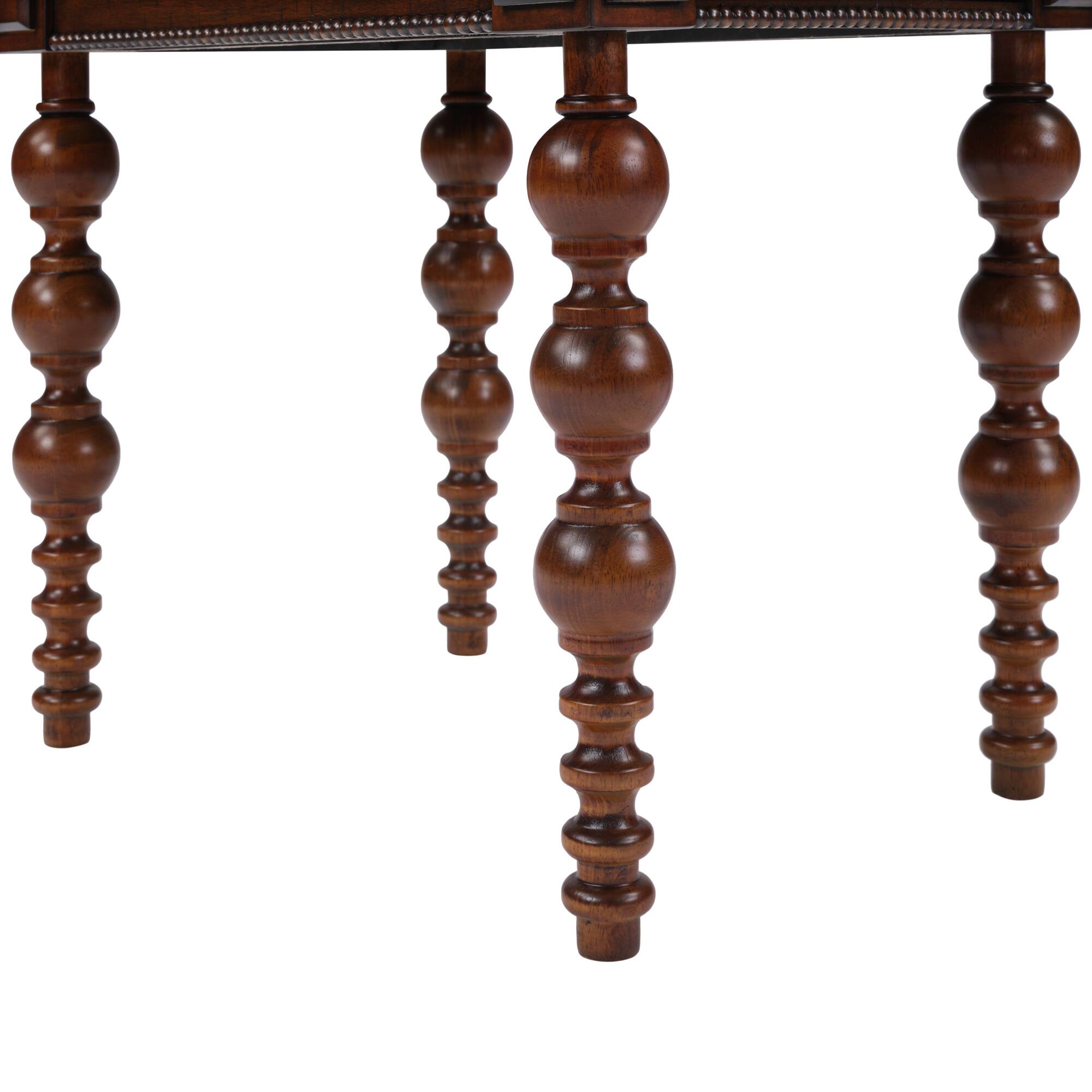 Alt View 10. GOODSILO - Solid Wood End Table with Drawer, Vintage Narrow Sofa Side Table for Living Room - Walnut.