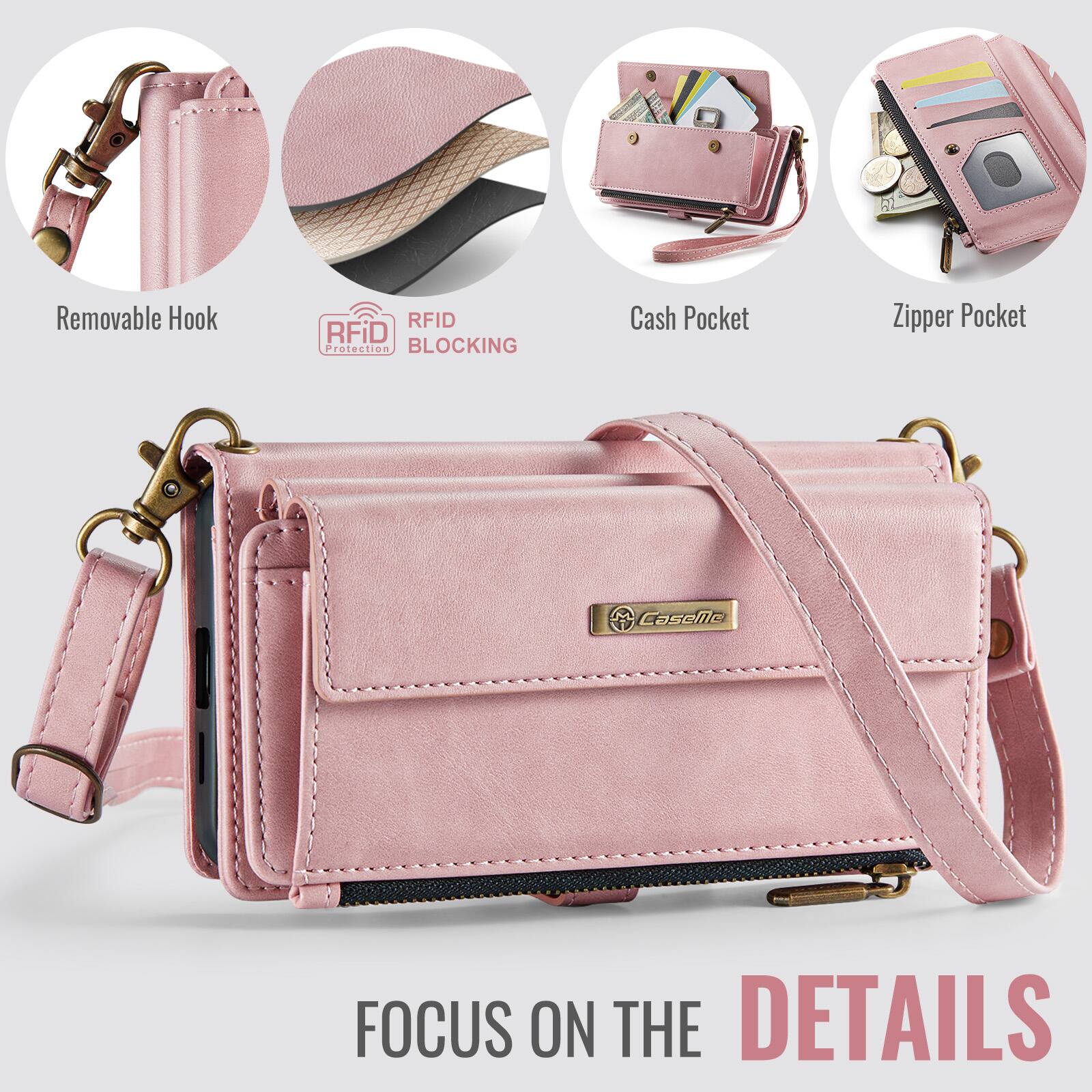 Removable Hook RFID Protection BLOCKING Cash Pocket Zipper Pocket

FOCUS ON THE DETAILS