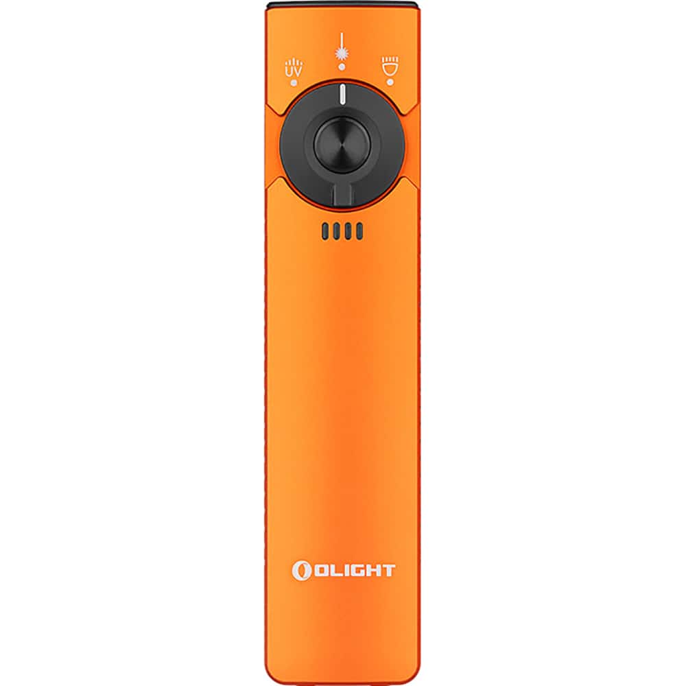 Front. OLIGHT - Arkfeld Pro 1,300 Lumens Flat 3-in-1 EDC Flashlight ARKFELD PRO - Orange.