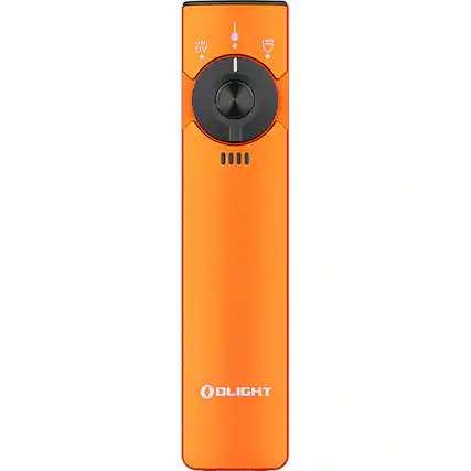 Front. OLIGHT - Arkfeld Pro 1,300 Lumens Flat 3-in-1 EDC Flashlight ARKFELD PRO - Orange.