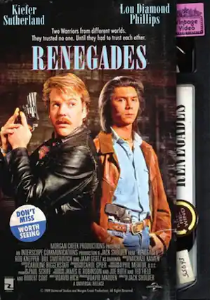 Front. Renegades (Retro VHS Packaging) - DVD.