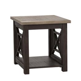 Liberty Furniture Industries - Heatherbrook Heatherbrook end table in Charcoal - Black