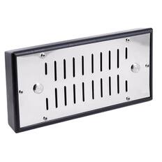 Front. Prestige - Adjustable Vent Humidifier (Silver) - Polished Silver Finish.