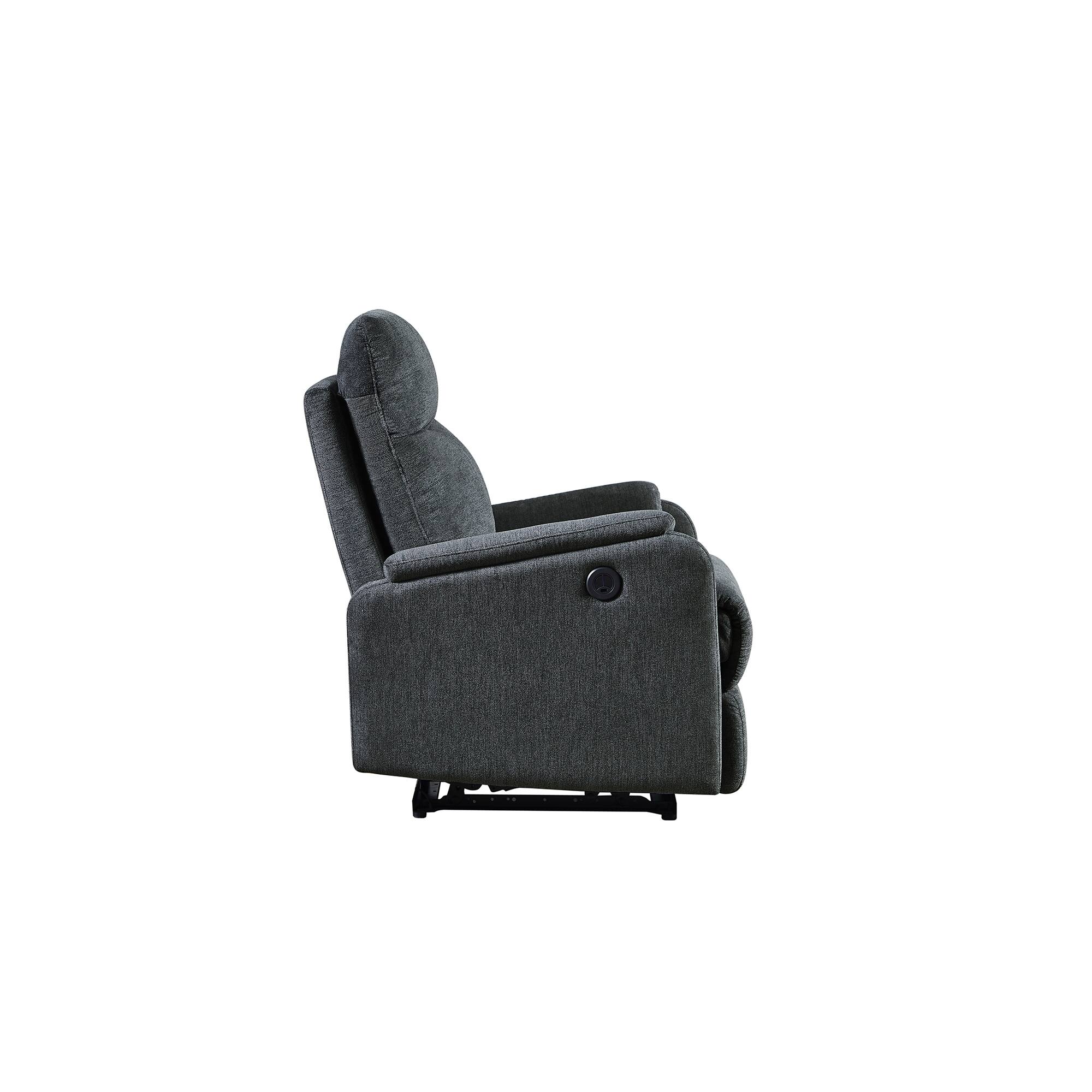 Alt View 5. TinyHomie - Hot selling For 10 Years Recliner Chair With Power function easy control big stocks Recliner Single Chair - Gray.