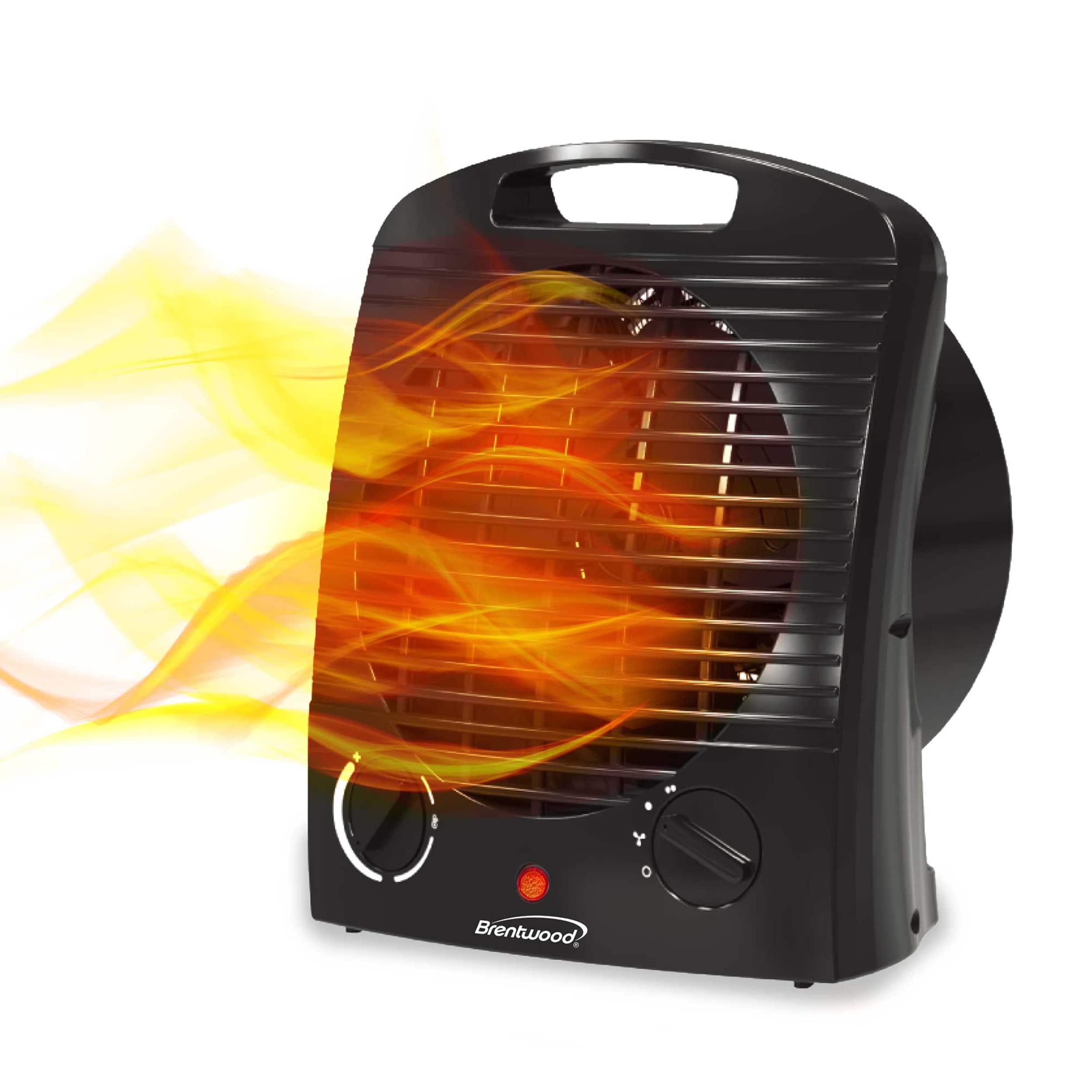 Brentwood - 1500-Watt Portable Electric Space Heater and Fan in Black price history on PriceWatchPro