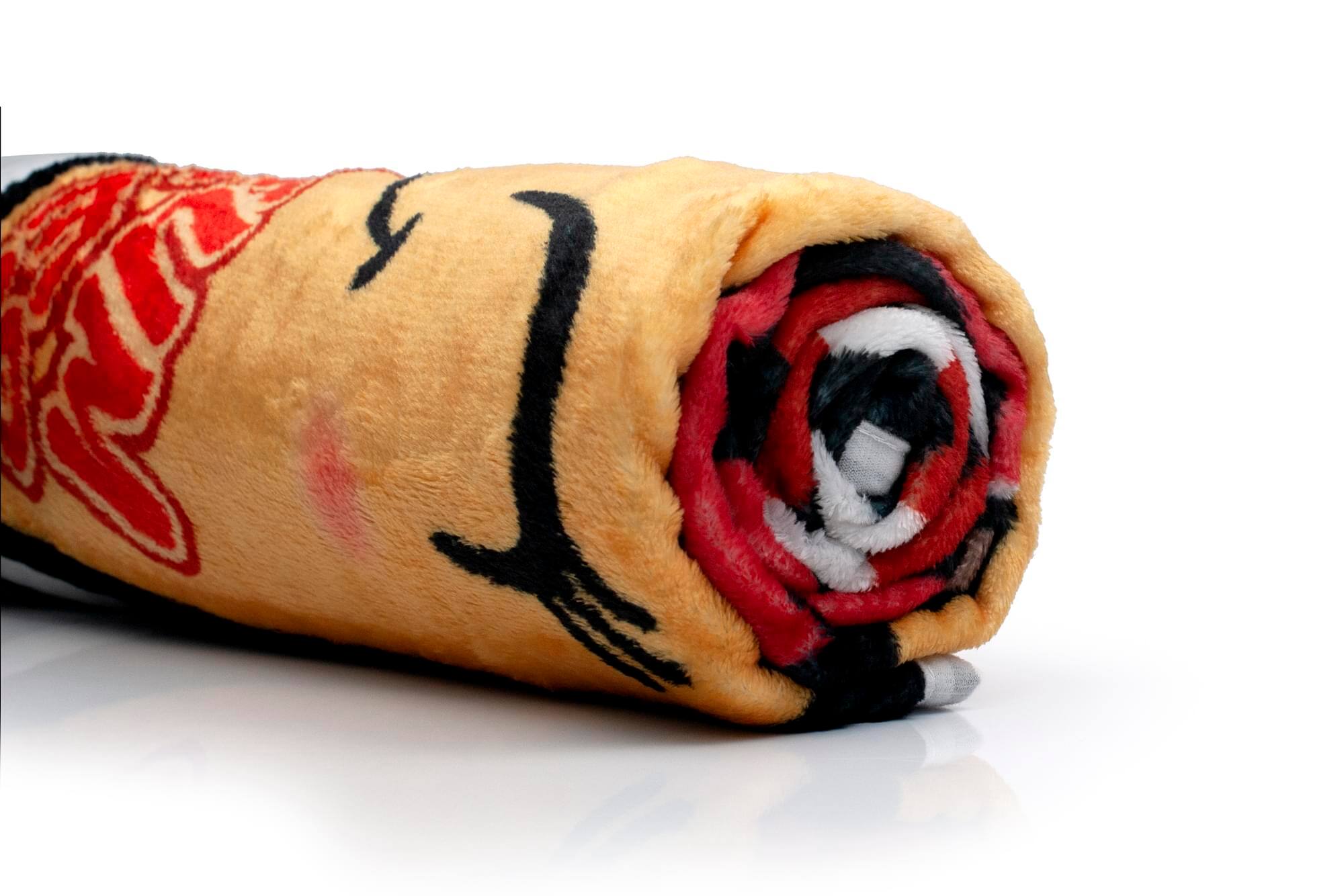 Alt View 1. Toynk - Ramen Noodle Lover Throw Blanket | 45 x 60 Inch Soft Fleece Blanket - Black.