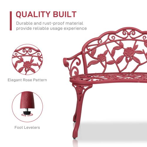 QUALITY BUILT  
Durable and rust-proof material provide reliable usage experience  

Elegant Rose Pattern  
Foot Levelers