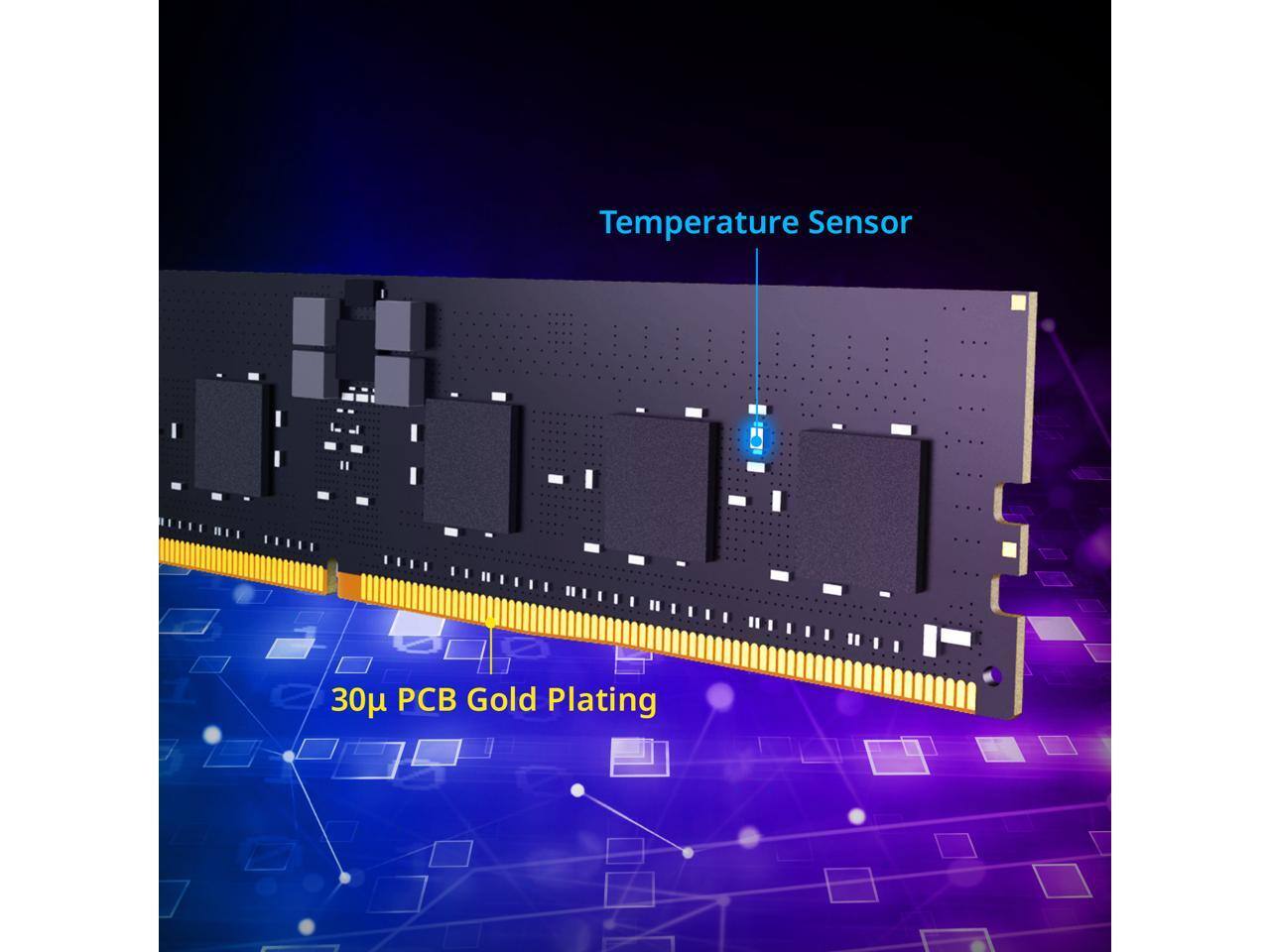 Temperature Sensor  
30µ PCB Gold Plating