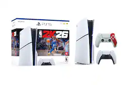 PlayStation 5 NBA26 Disc Console Slim w/DualSense Controller God of War 20th - PlayStation 5
