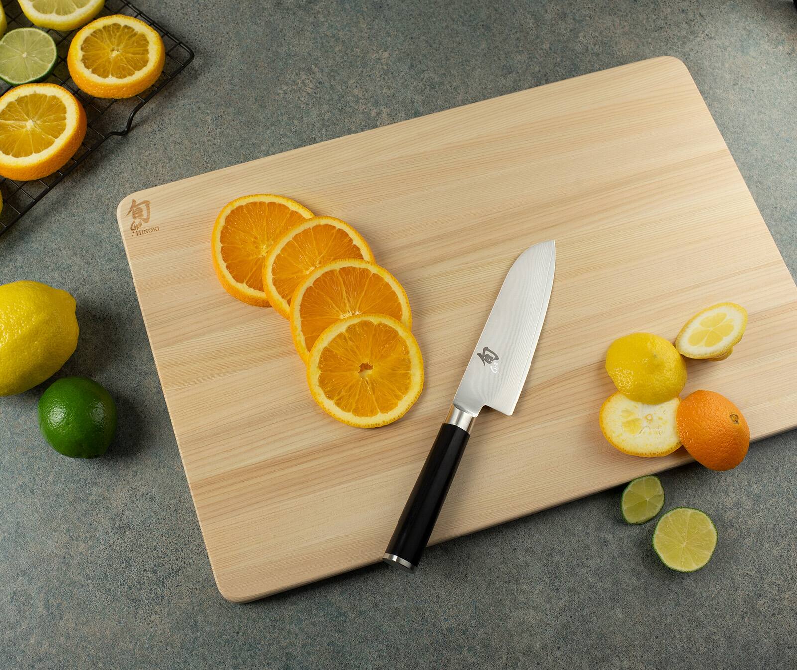 Alt View 5. Shun - Classic Santoku Knife, 5.5 Inch - Black.