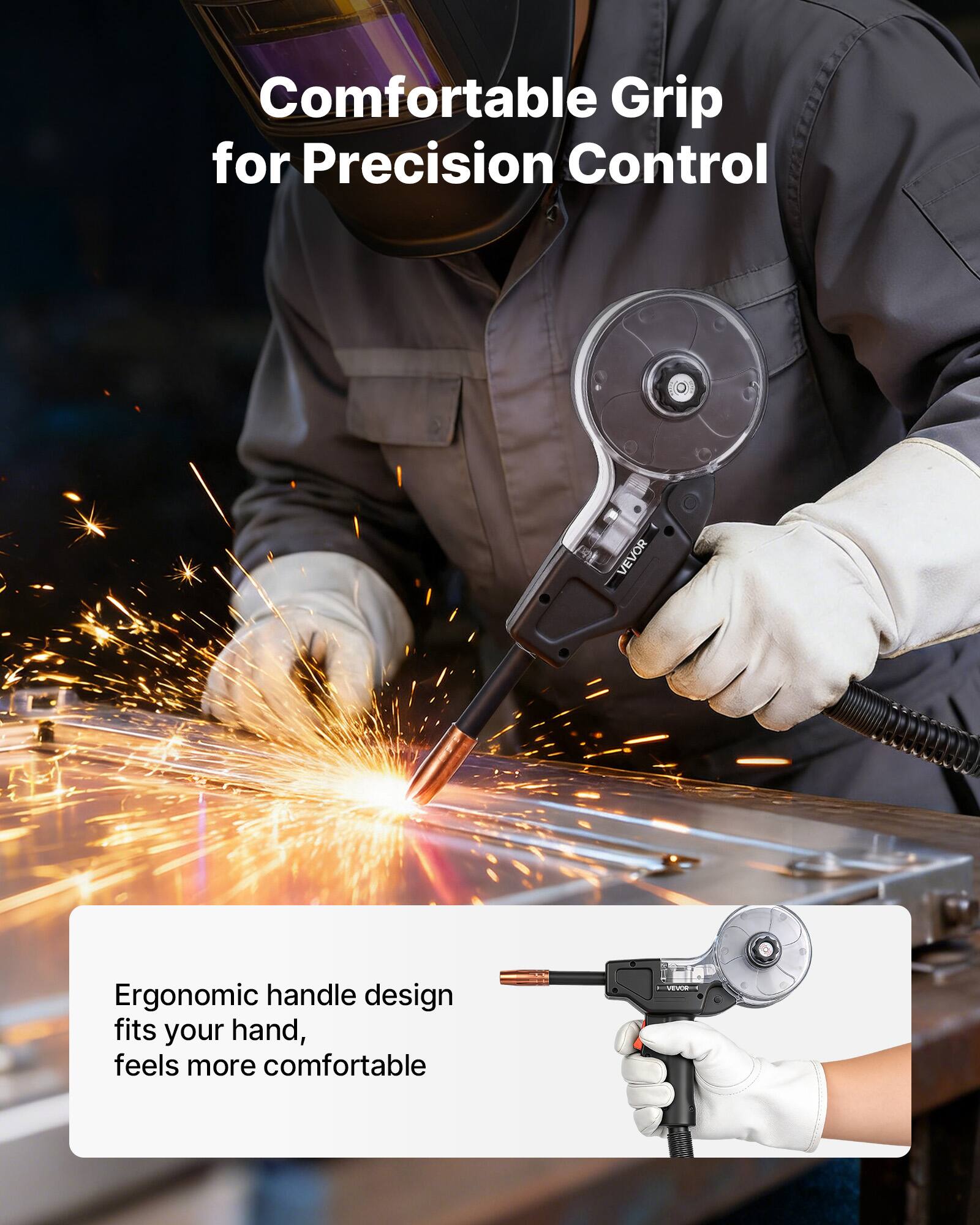 Comfortable Grip for Precision Control

Ergonomic handle design fits your hand, feels more comfortable