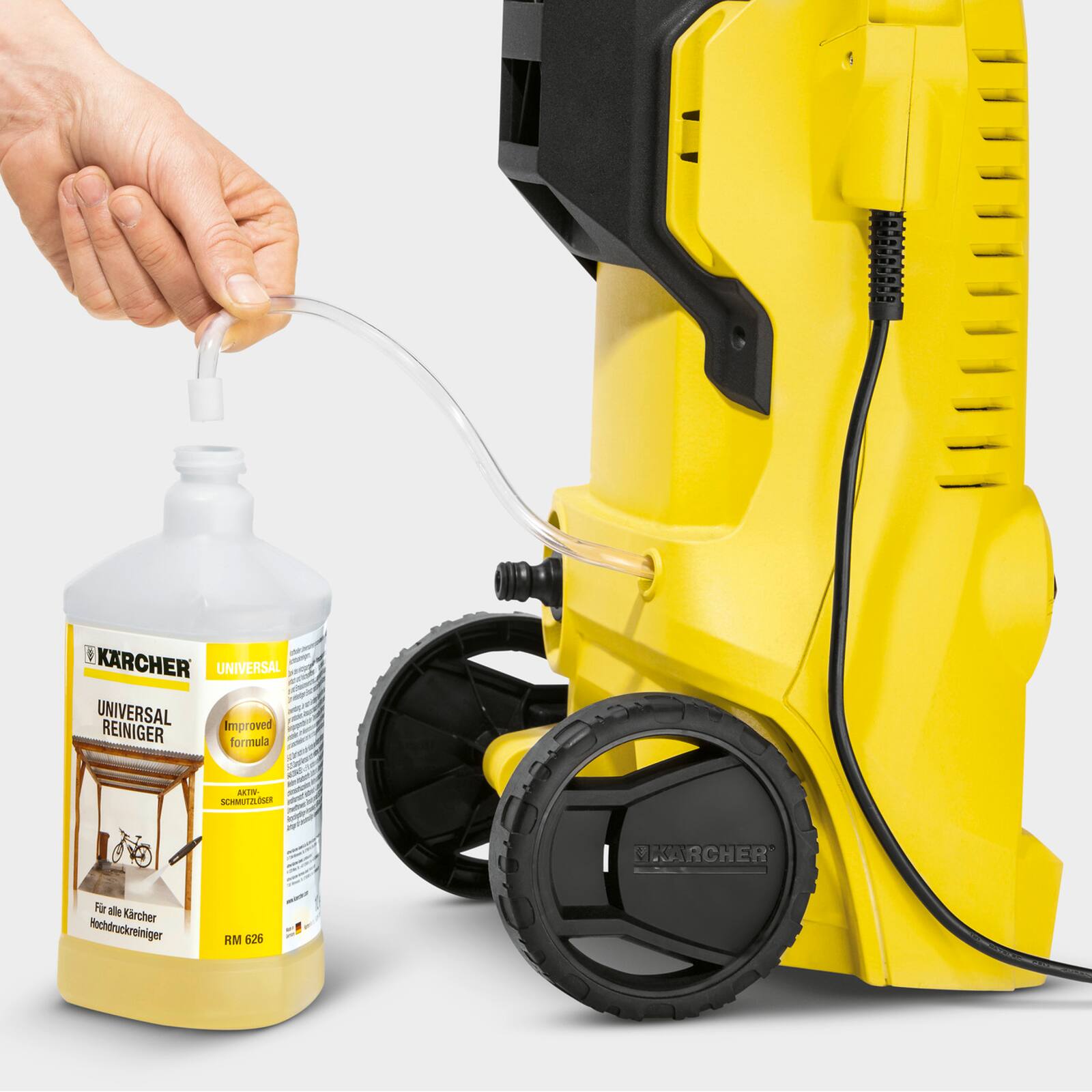 KARCHER UNIVERSAL REINIGER Improved formula AN SCHMUTZOSR KARCHER Par alle Kaecher Rochdruckreiniger RM 629