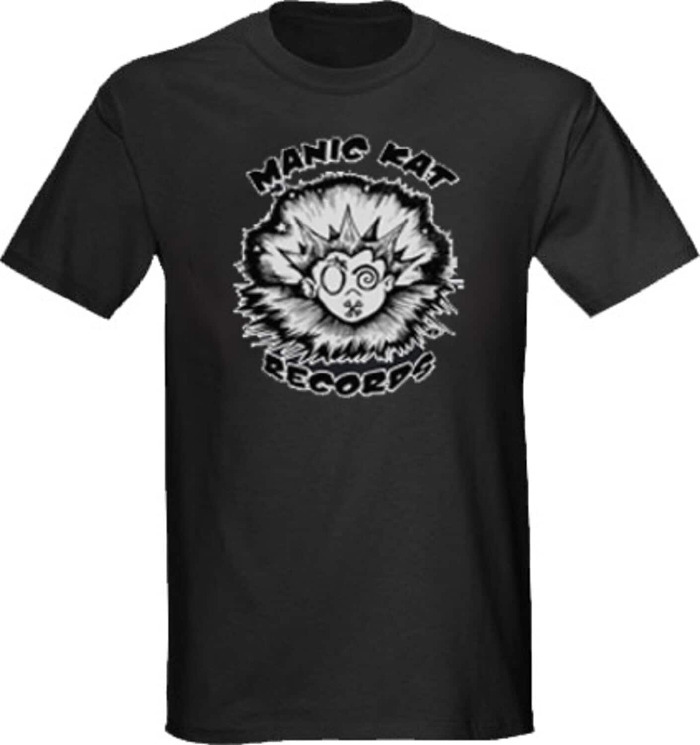 PopMarket - Manic Kat Records Punk Explosion Black Unisex Adult Short Sleeve TeeShirt (Small) - APPAREL - Multicolor price history on PriceWatchPro