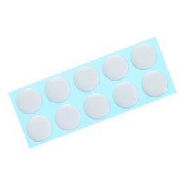 Unique Bargains - Round Mouse Feet Skates Pads 0.6mm for Gaming Mouse Feet Replacement 10pcs - White