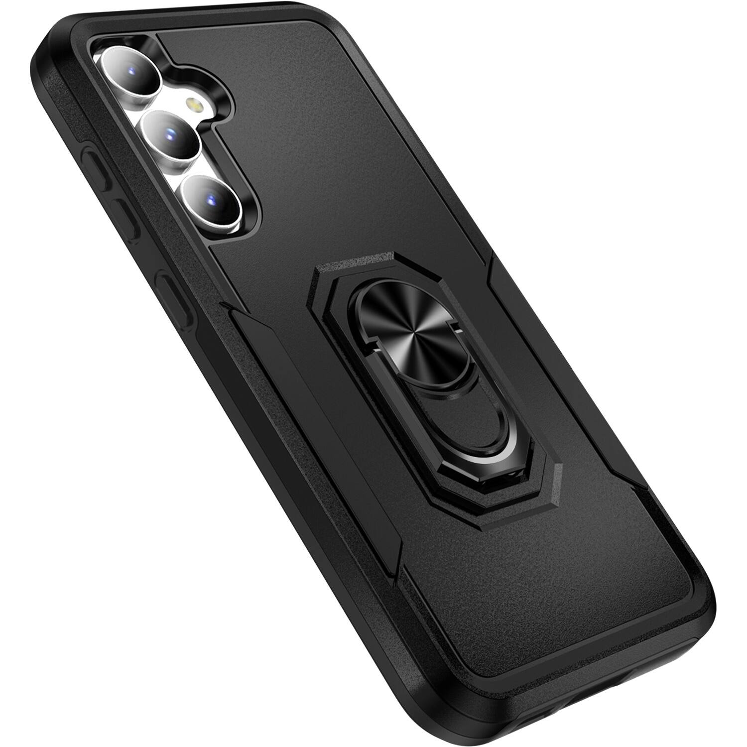 Alt View 12. SaharaCase - Military Kickstand Series Case for Samsung Galaxy S23 FE - Black.