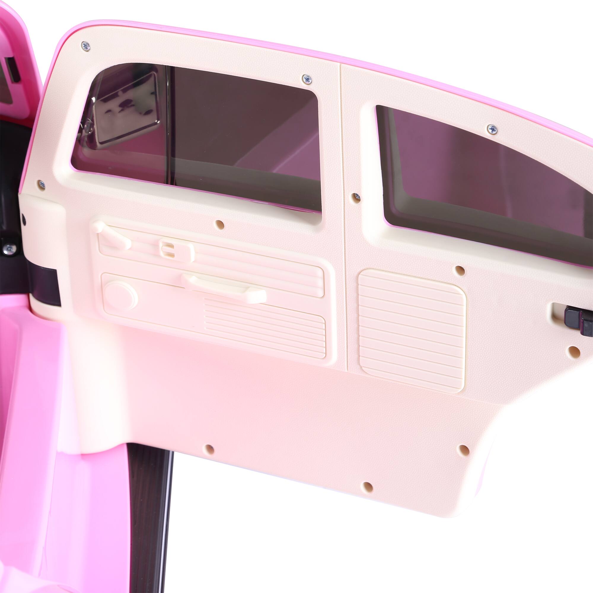 Alt View 5. Aosom - Licensed Volkswagen Beetle Electric Kids Ride-On Car 6V Battery Powered Toy with Remote, Music, Horn, MP3 for 3-6.