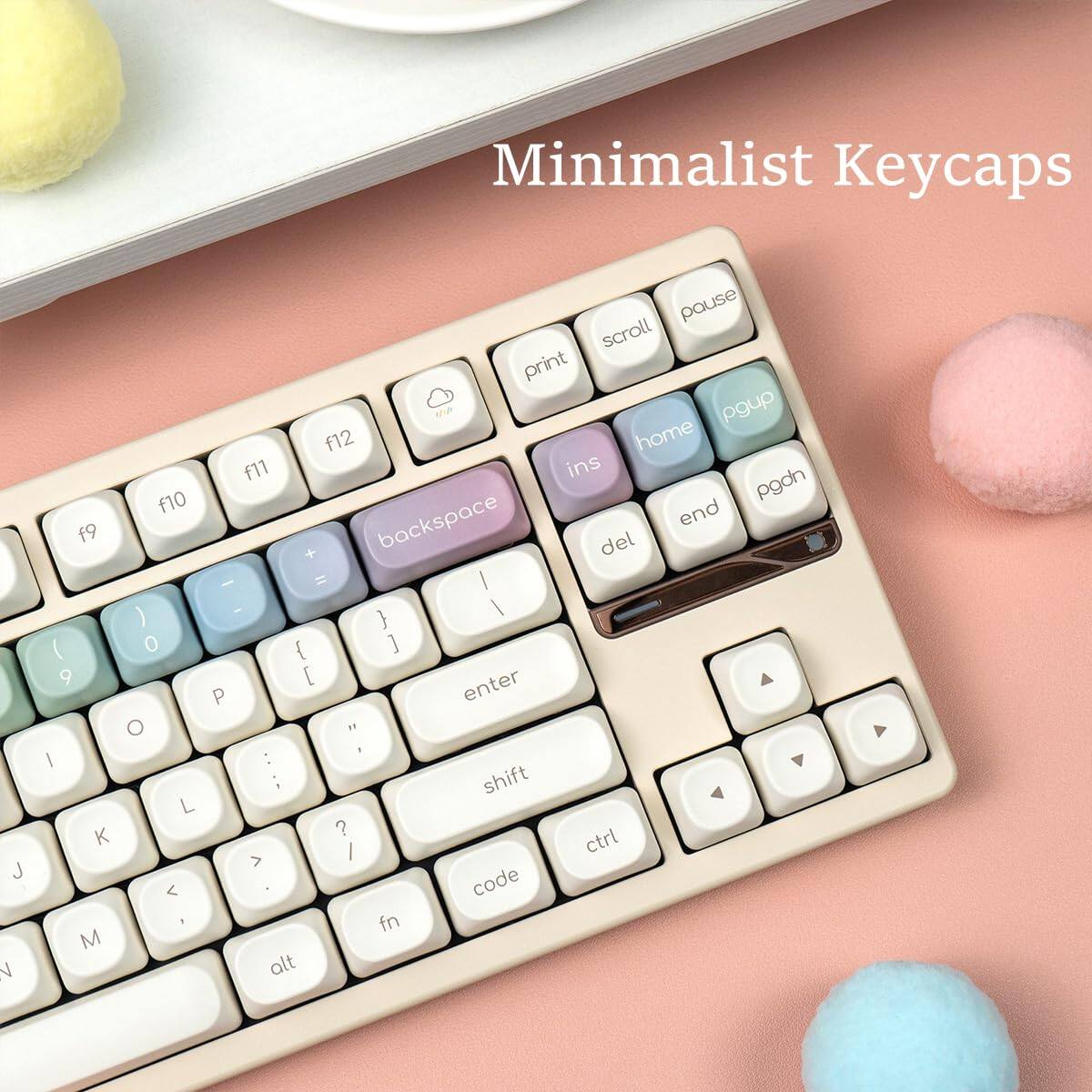 Minimalist Keycaps

f10 f11 f12
pause scroll print
pgup home ins
pgdn end del
backspace
9 0 (
O I L K J M N
enter
shift ctrl
code fn alt