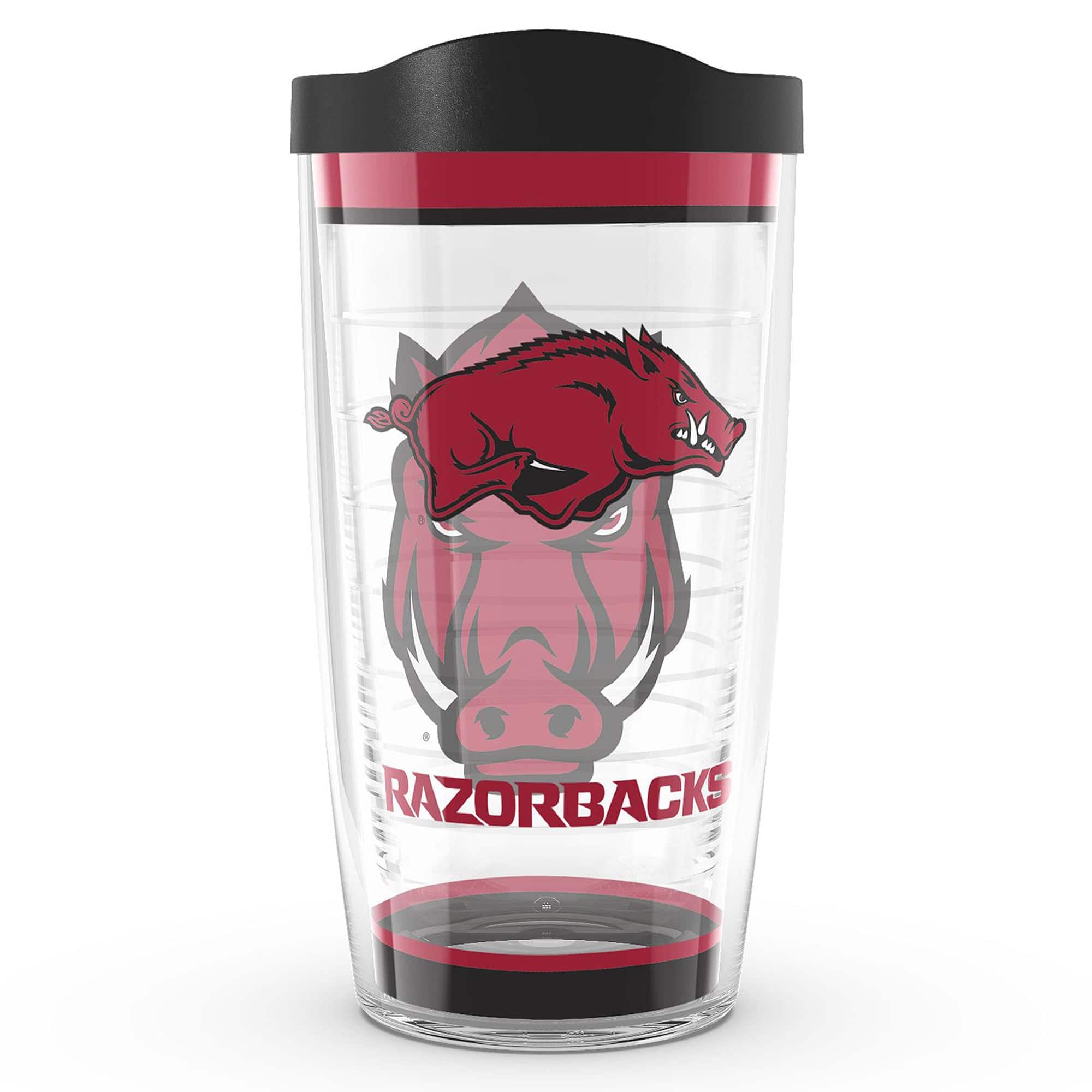 Front. Tervis - Arkansas Razorbacks 16oz. Tradition Classic Tumbler - Multicolor.