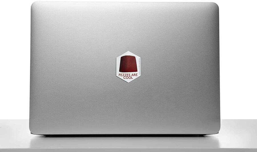 Ac Machine Sticker Seven20 Doctor Who Sticker: Fezzes Are Cool Red - Best Buy