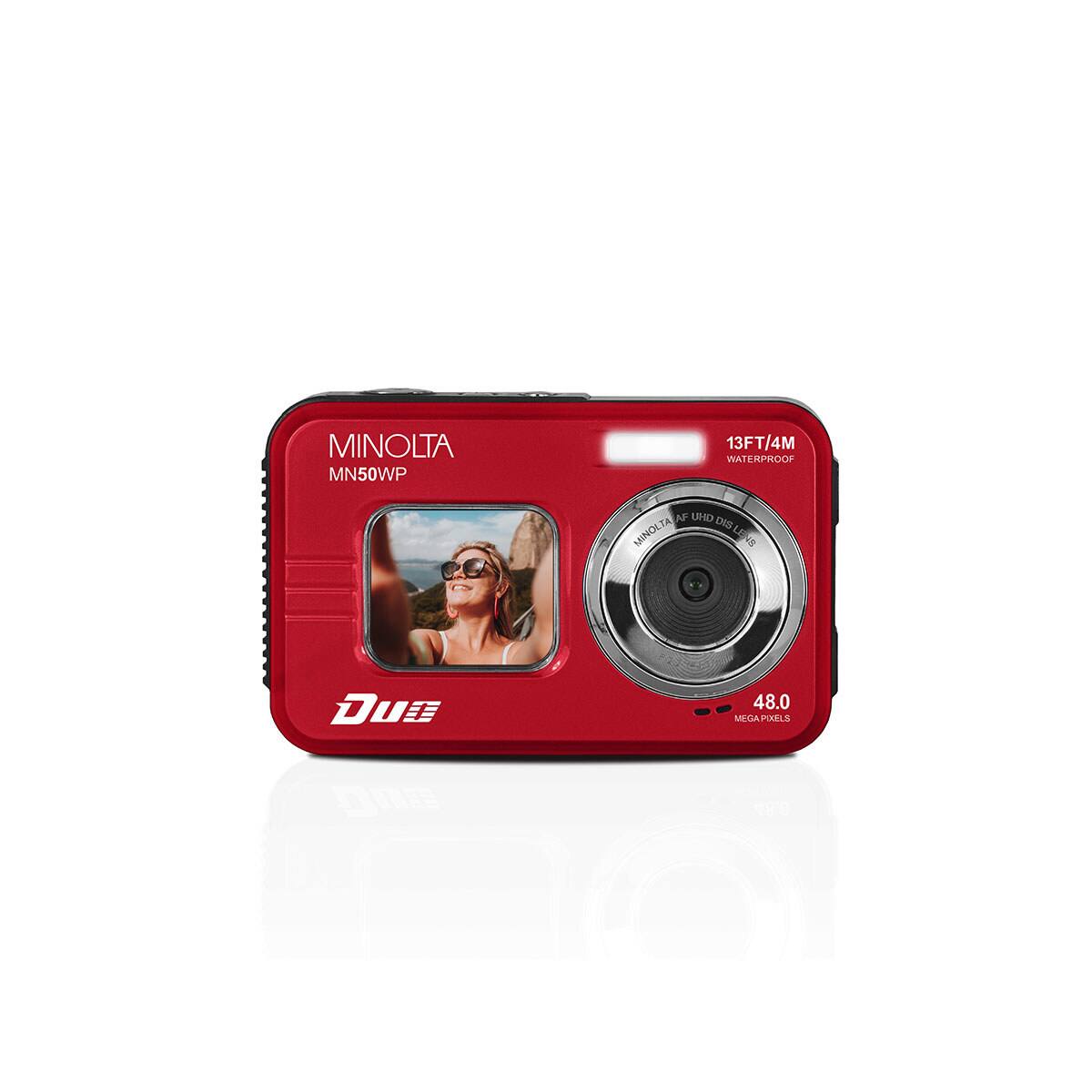 MINOLTA MN50WP  
13FT/4M WATERPROOF AF UHD DIS MINOLTA AF LES 8  
Due  
48.0 MEGA PIXELS