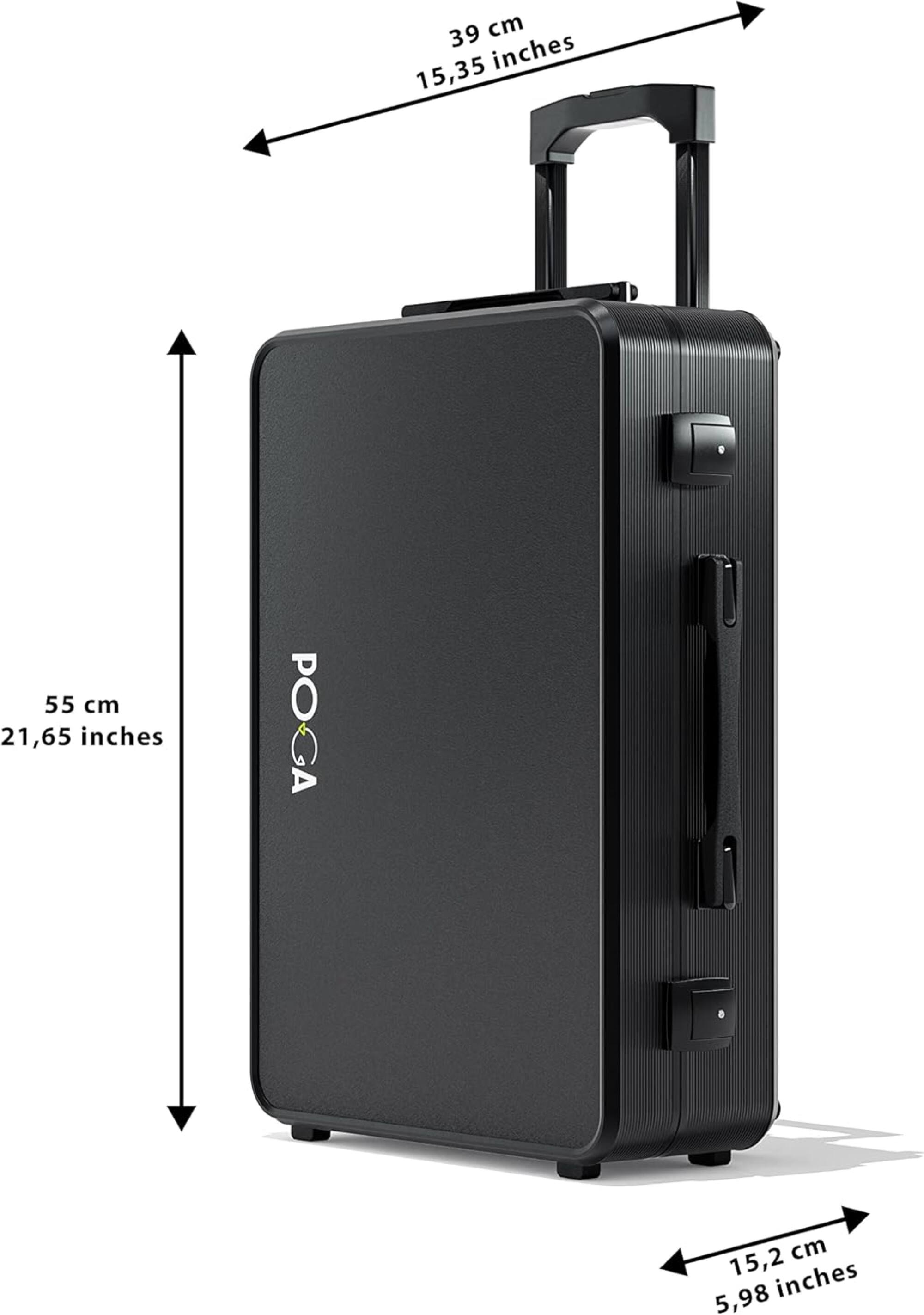 The text on the image reads: 39 cm = 15.35 inches, 55 cm = 21.65 inches, POA.