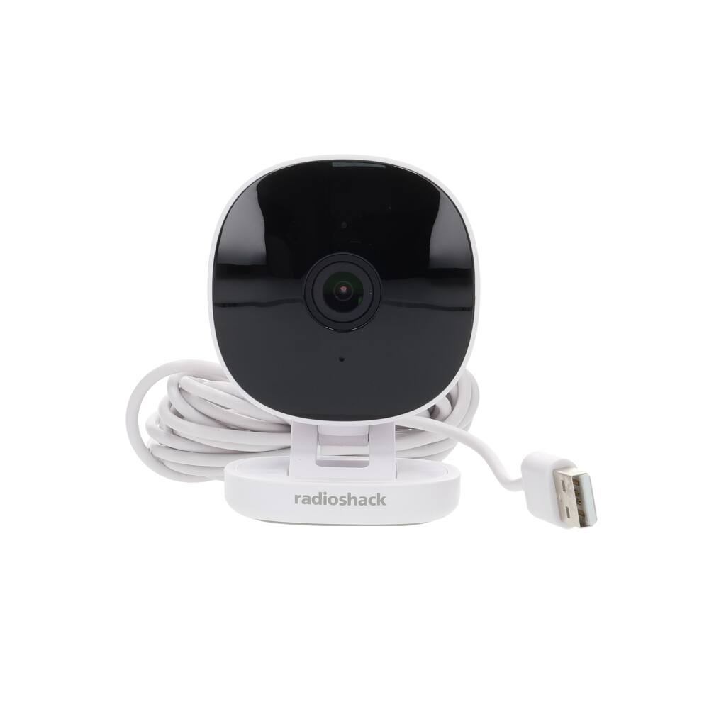Angle. RadioShack - Indoor Camera 3MP HD, IP65 Waterproof, Night Vision 32 ft, Alexa & Google Compatible, Two-Way Audio.