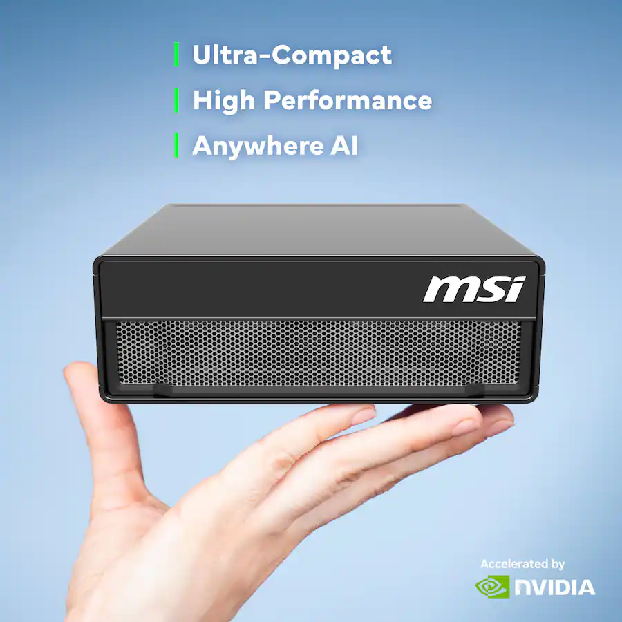 Compact Disc Nvidia MSI EdgeXpert Mini Desktop Arm 20 core 128GB Memory NVIDIA Blackwell ...