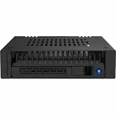 Front. Icy Dock - Icy Dock ExpressCage MB741V4P-B Drive Bay Adapter for 3.5" PCI Express NVMe 4.0 - U.2 (SFF-8639) Host Interface Internal.