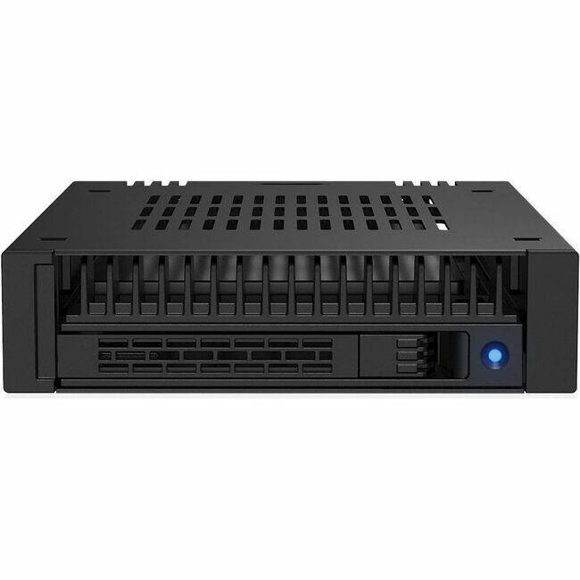 Front. Icy Dock - Icy Dock ExpressCage MB741V4P-B Drive Bay Adapter for 3.5" PCI Express NVMe 4.0 - U.2 (SFF-8639) Host Interface Internal.