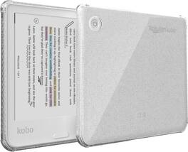TUDIA - SKN Designed for Kobo Libra Colour Case 2024 Reinforced Corner - Clear Glitter