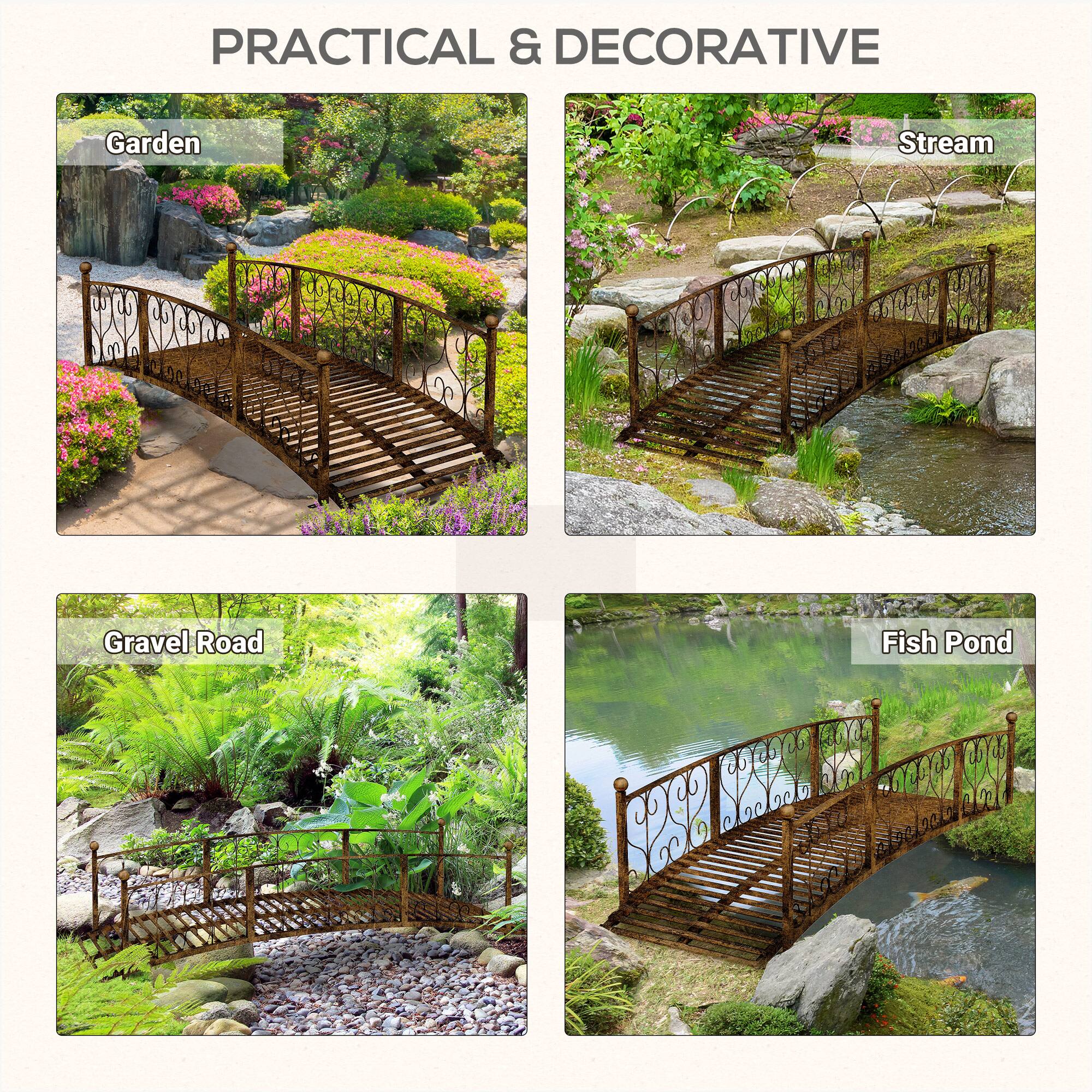 PRACTICAL & DECORATIVE

Garden  
Stream  
Gravel Road  
Fish Pond