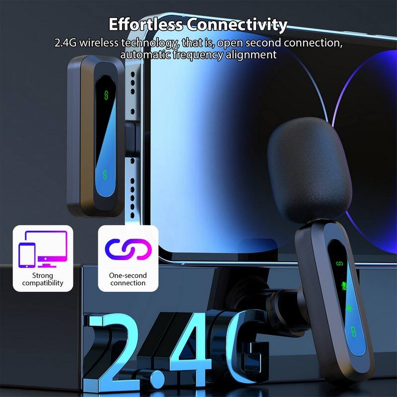 Effortless Connectivity

2.4G wireless technology, that is, open second connection, automatic frequency alignment

- Strong compatibility
- One-second connection

2.4G