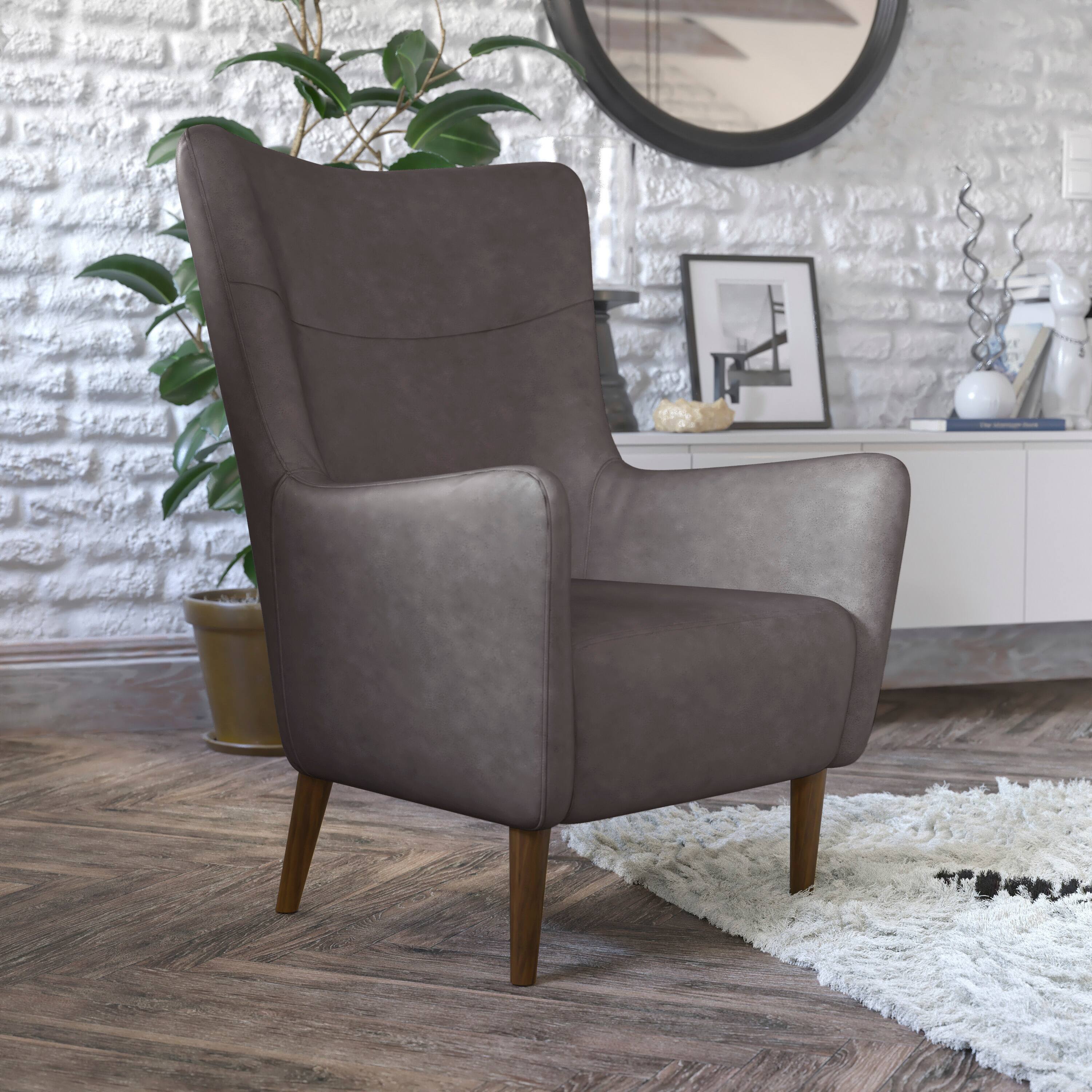 Flash Furniture Connor Traditional Wingback Accent Chair, Commercial ...