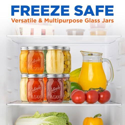 FREEZE SAFE  
Versatile & Multipurpose Glass Jars