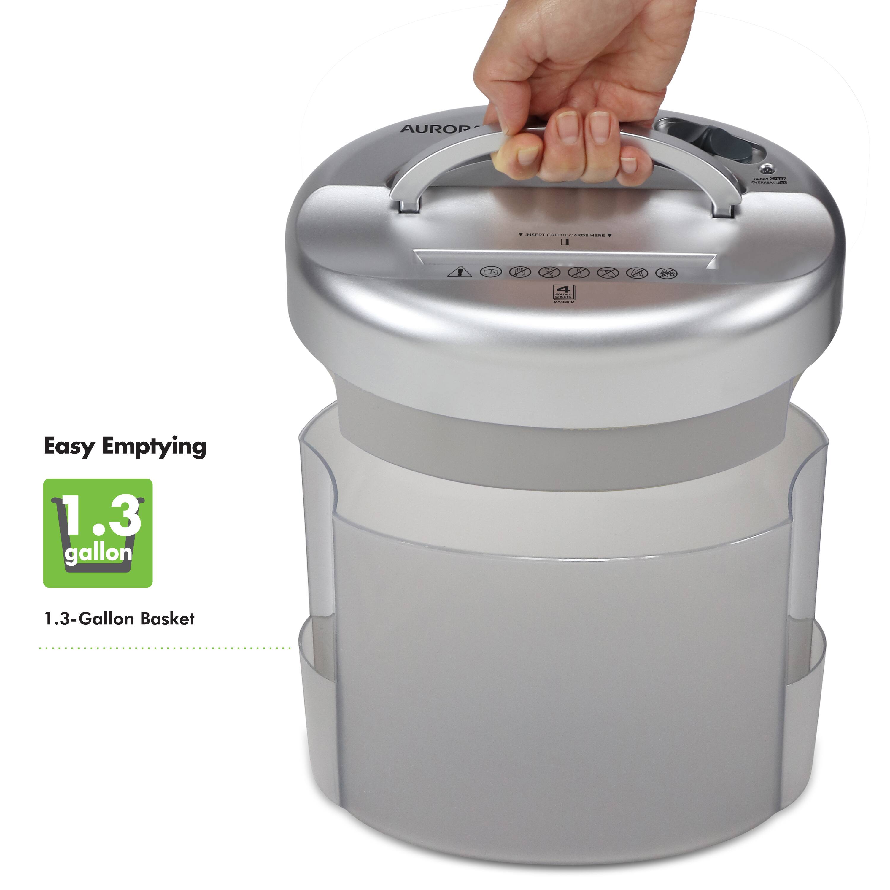 AUROP: Easy Emptying 1.3 gallon 1.3-Gallon Basket