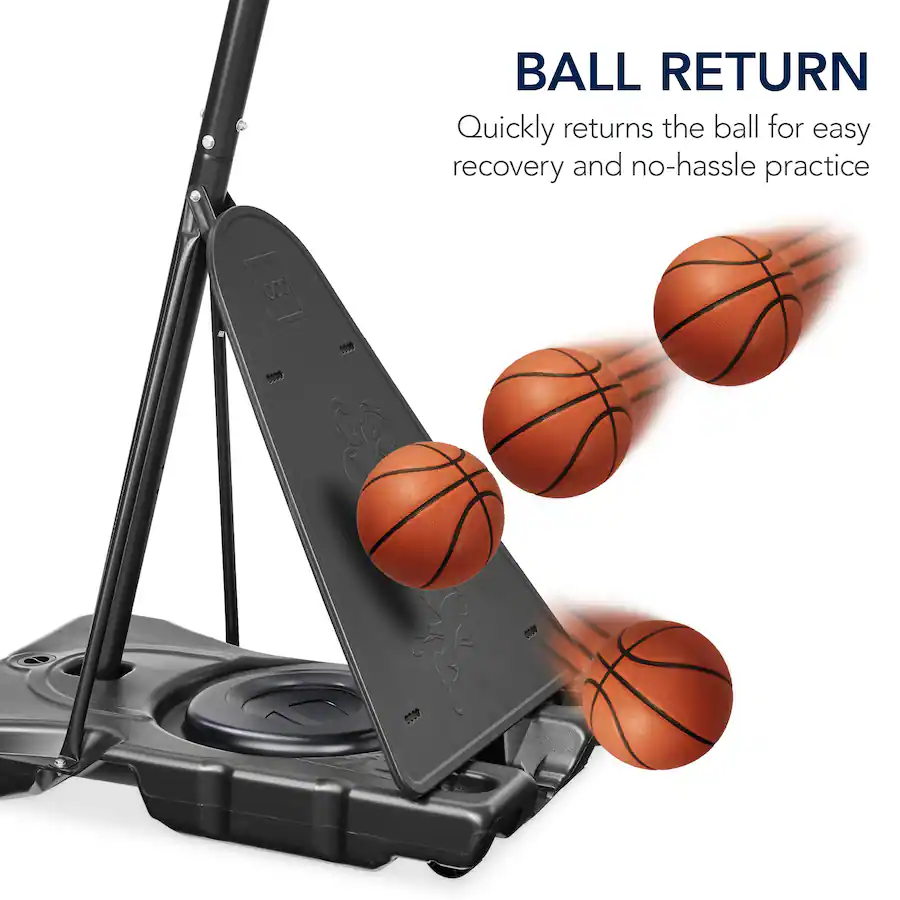 Best Choice Products Adjustable 4.4 10ft Basketball Hoop, Portable Goal ...