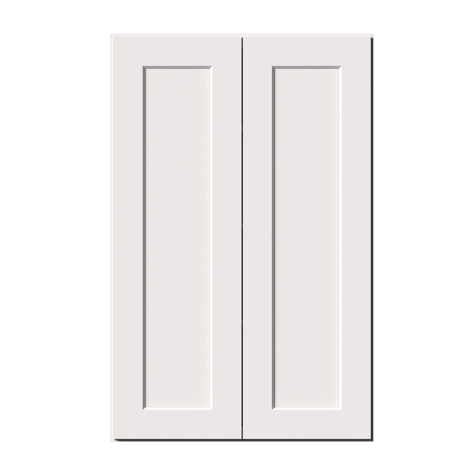 Alt View 1. Boyel Living - 27-in W x 42-in H x 12-in D Shaker RTA Kitchen Wall Cabinet with Soft-Close - White Shaker.