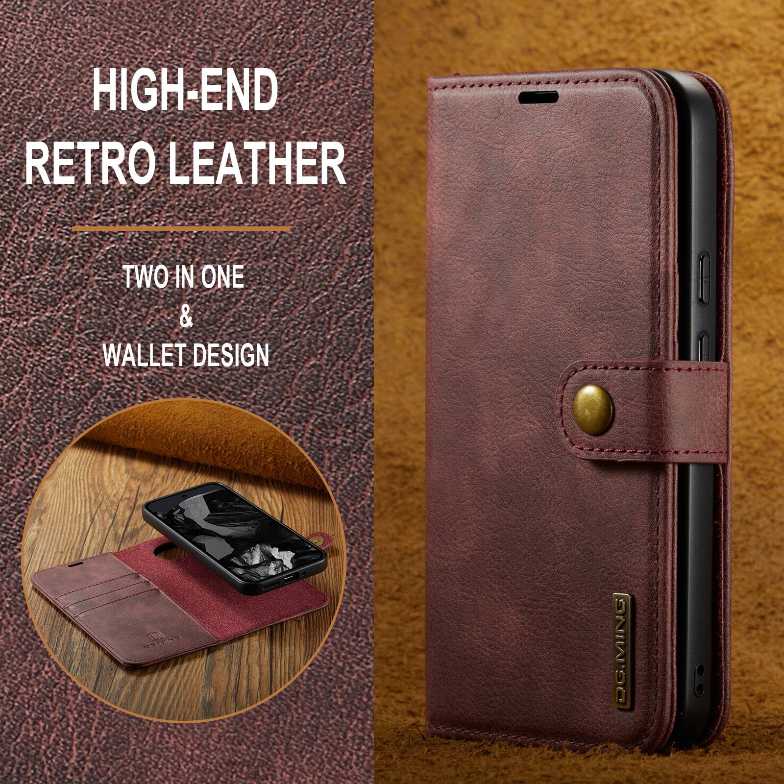 HIGH-END RETRO LEATHER  
TWO IN ONE & WALLET DESIGN  
DG.MING