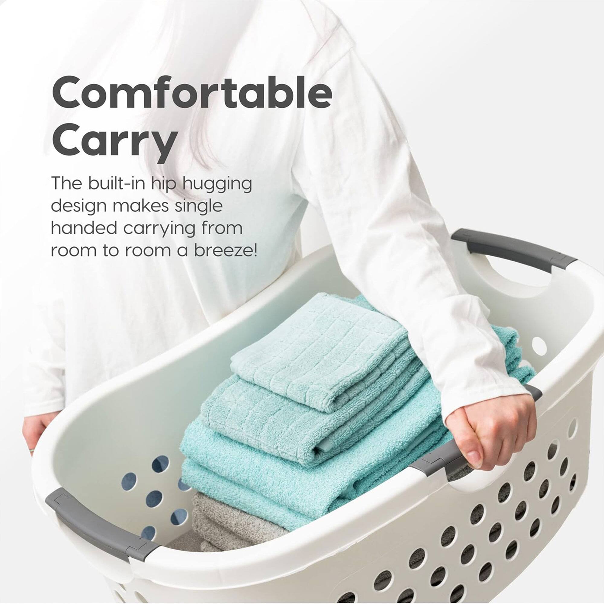 Comfortable Carry

The built-in hip hugging design makes single handed carrying from room to room a breeze!