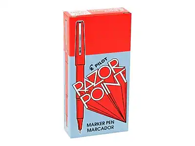 PILOT RAZOR POINT
MARKER PEN
MARCADOR