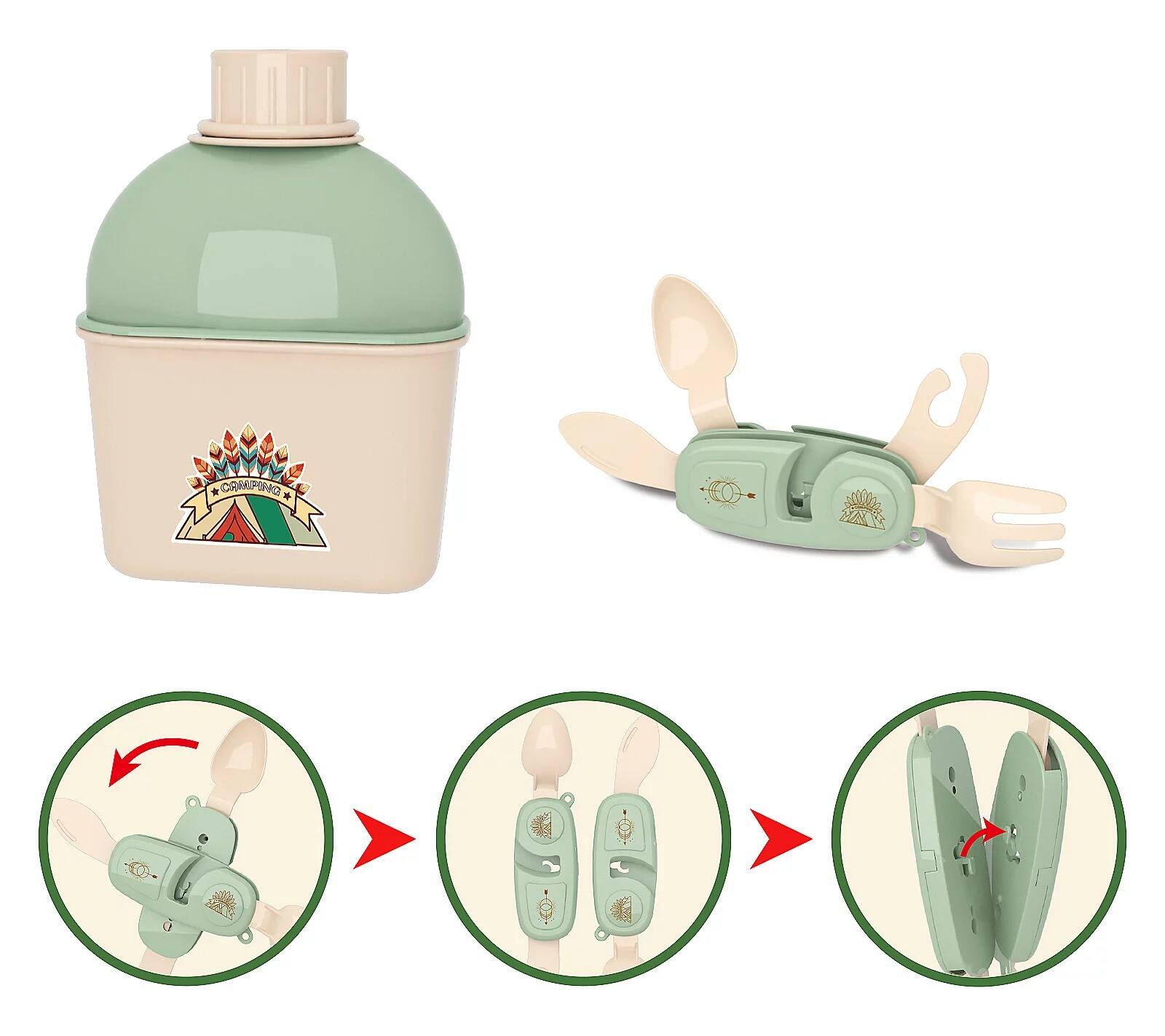 Angle. Contixo - Contixo CS1 Kids Outdoor Camping Playset, 34-Piece Kit with Stove, Lantern & Food, Ages 3-6.