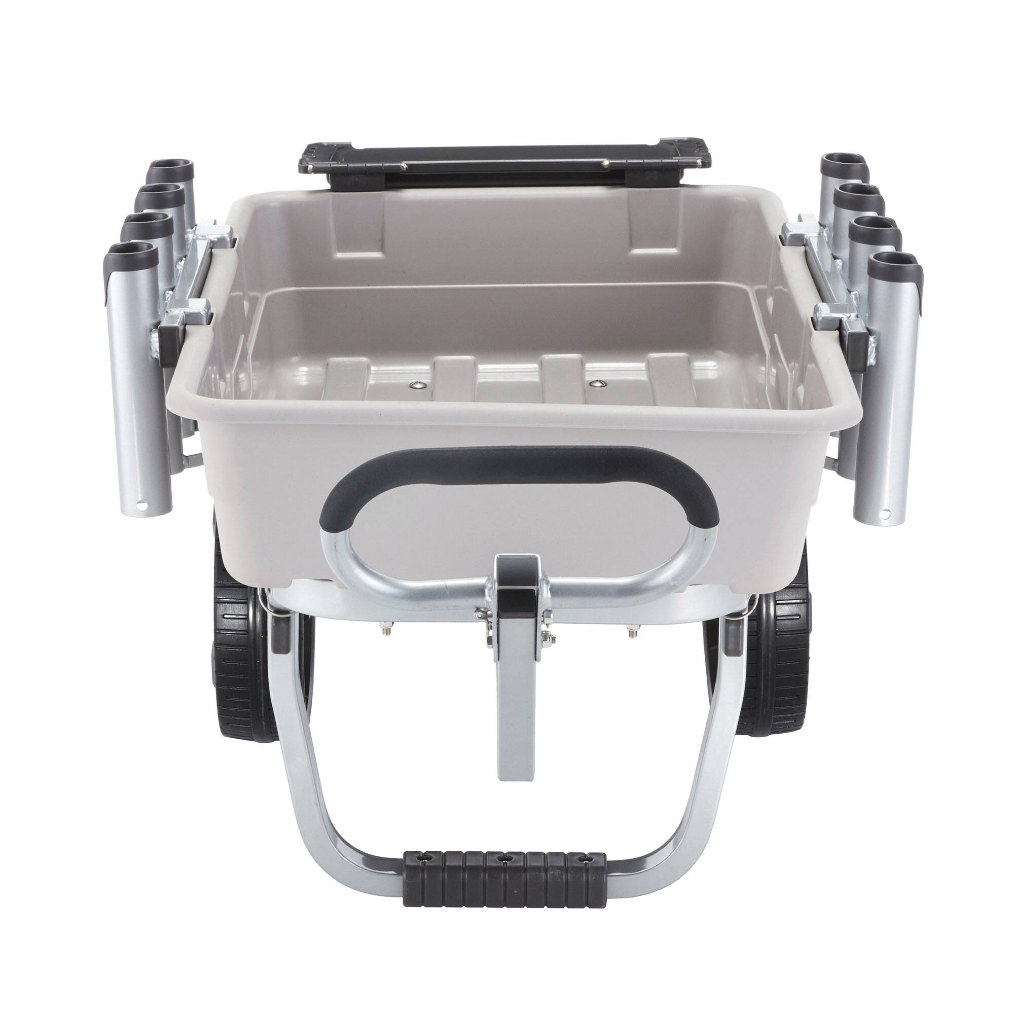 Alt View 4. Gorilla Carts - Gorilla Carts 200 Pound Capacity Heavy Duty Poly Fish and Marine Utility Cart - Gray.